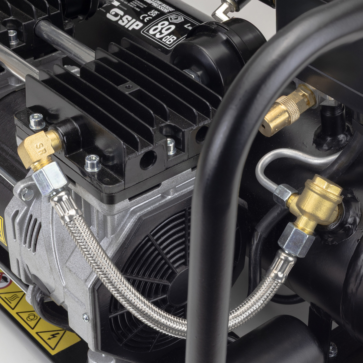 SIP AIRMATE® 110V 6L 1.5hp Low Noise Oil-Free Direct Drive Compressor